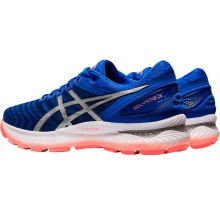 Asics Running Shoes Gel Nimbus 22 (Cushioning) Royal Blue/Silver Men